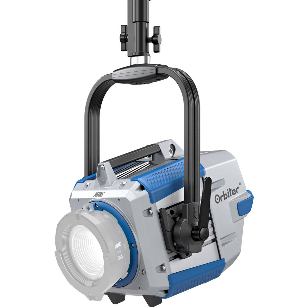 

ARRI Orbiter LED Light with Open Face without Lens, Yoke & Cable, Blue/Silver