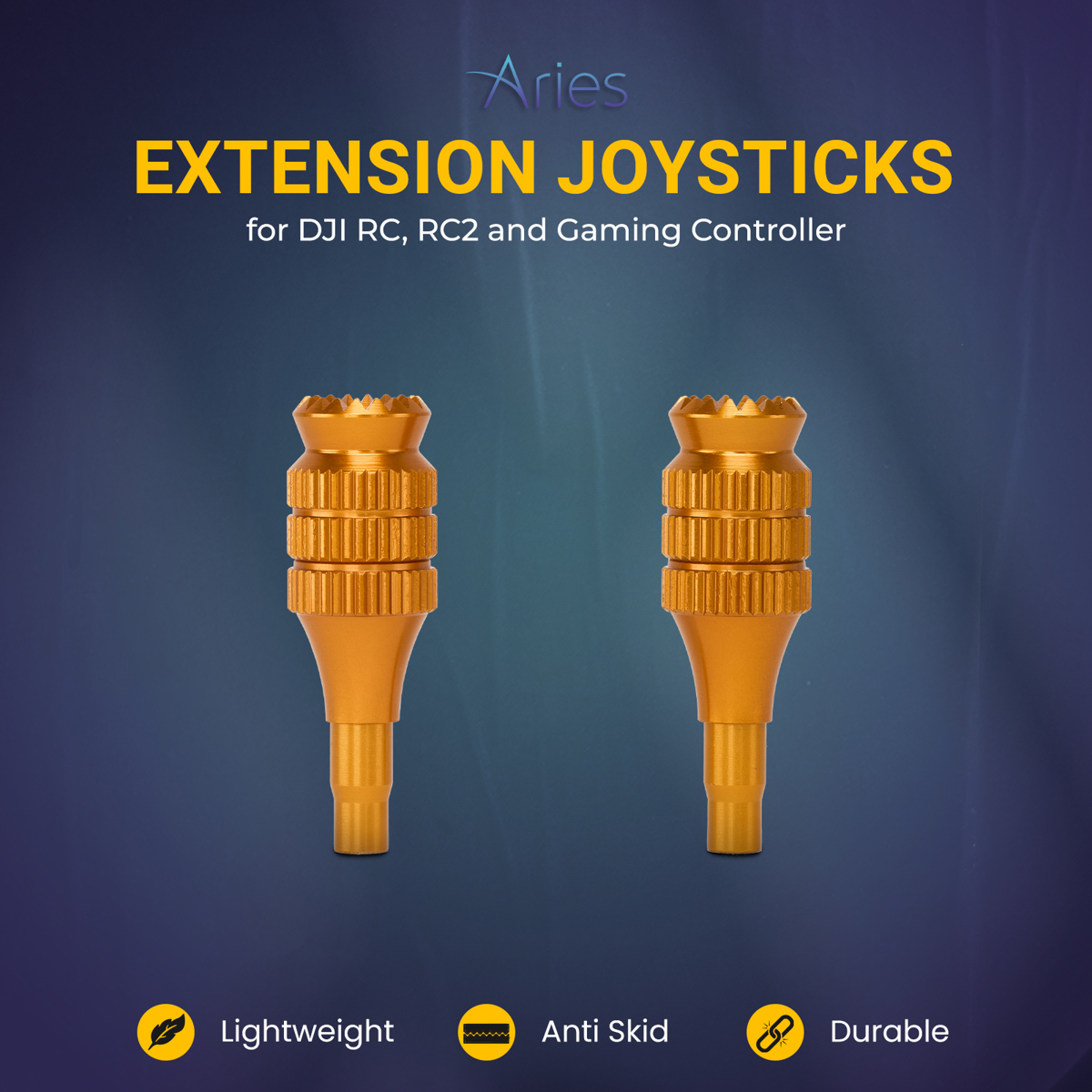 Aries Extension Joysticks for DJI RC, RC2 and Gaming Controller #AR-RC-EJS