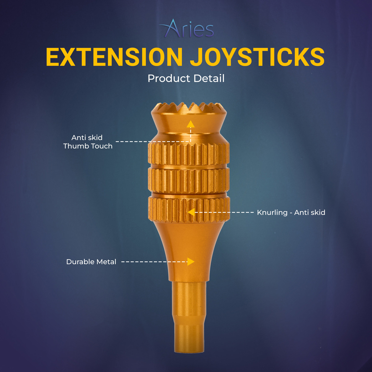 Aries Extension Joysticks for DJI RC, RC2 and Gaming Controller #AR-RC-EJS