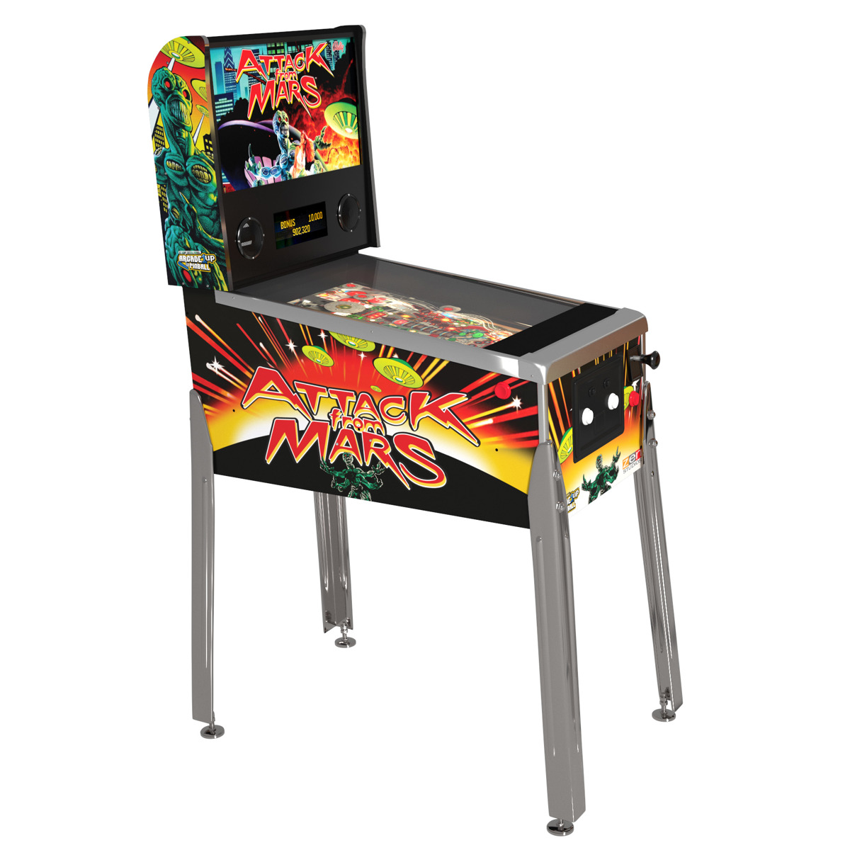 

Tastemaker Arcade1Up Williams Bally Attack From Mars Digital Pinball