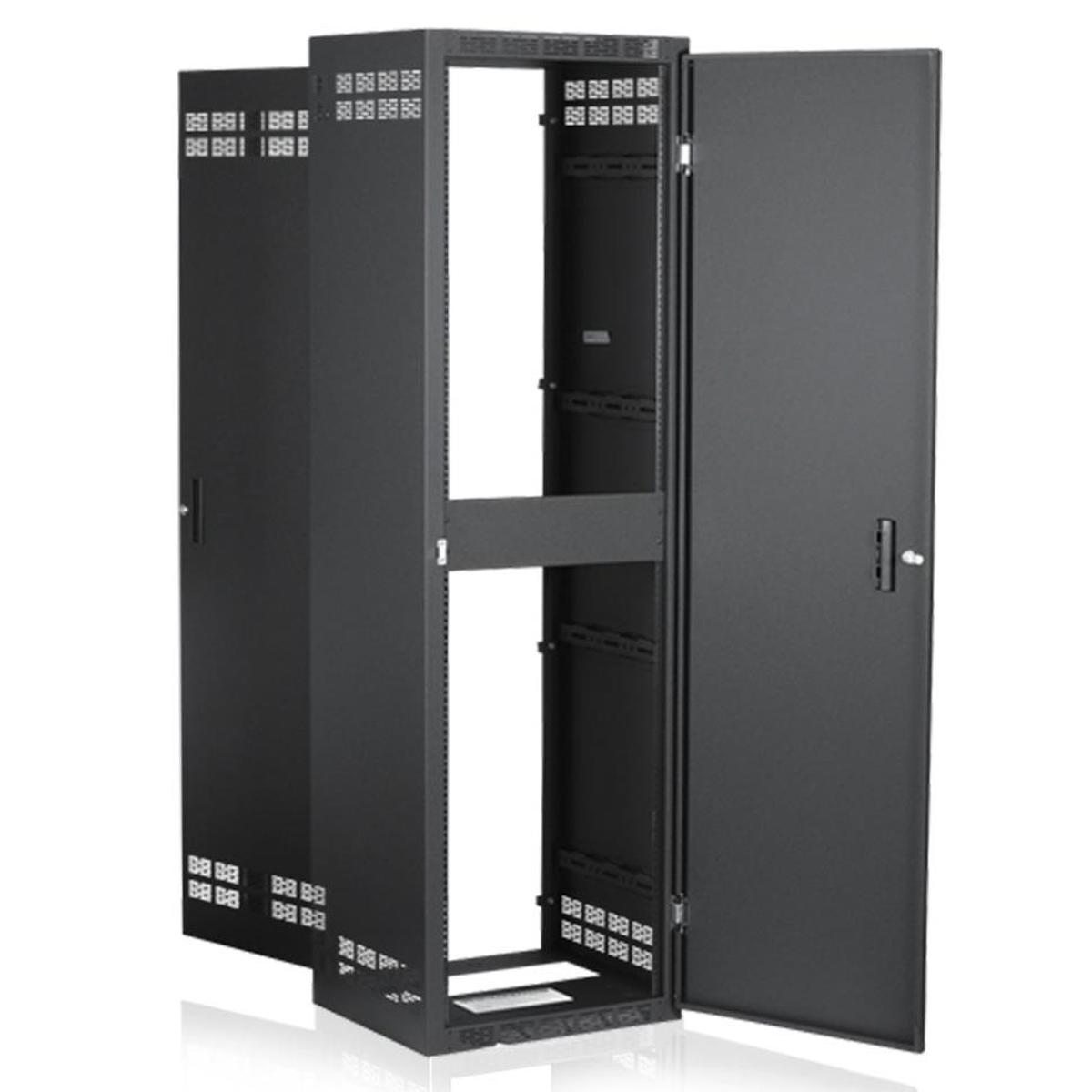 

Atlas Sound 235-30 Stand-Alone Floor Cabinet, Adjustable Rails, 30" Depth, 35RU