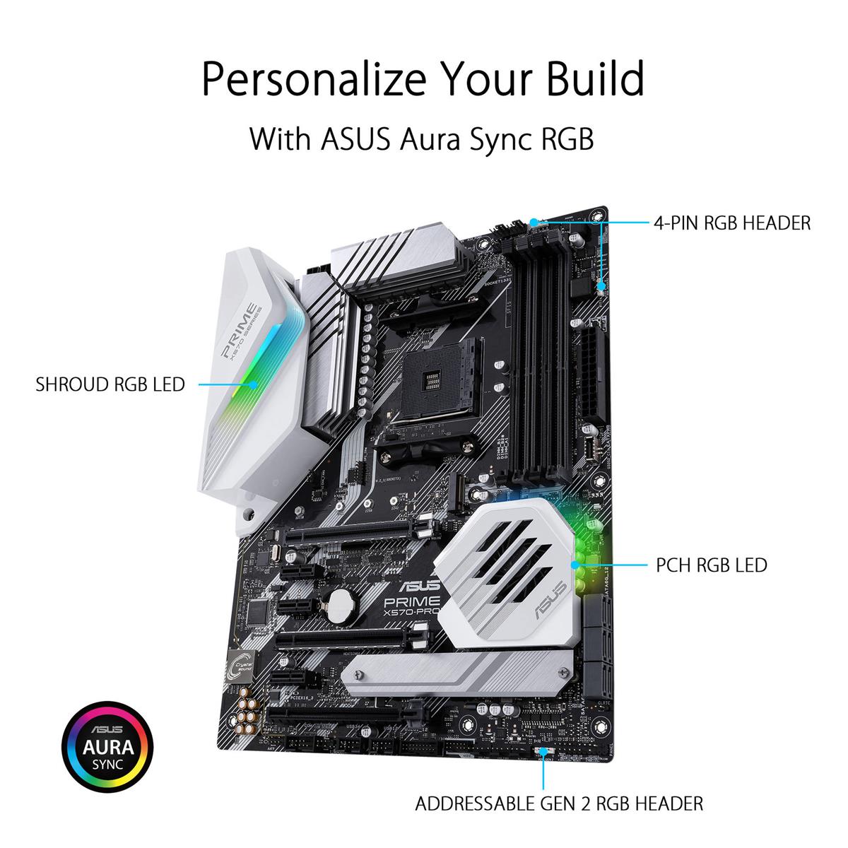 Image of ASUS Asus Prime X570-PRO AMD AM4 ATX Motherboard with PCIe 4.0