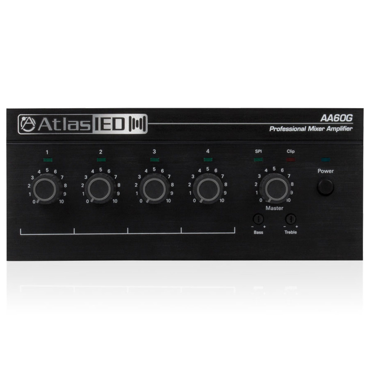 Image of Atlas Sound AA60G 60W 4-Channel Commercial Mixer Amplifier