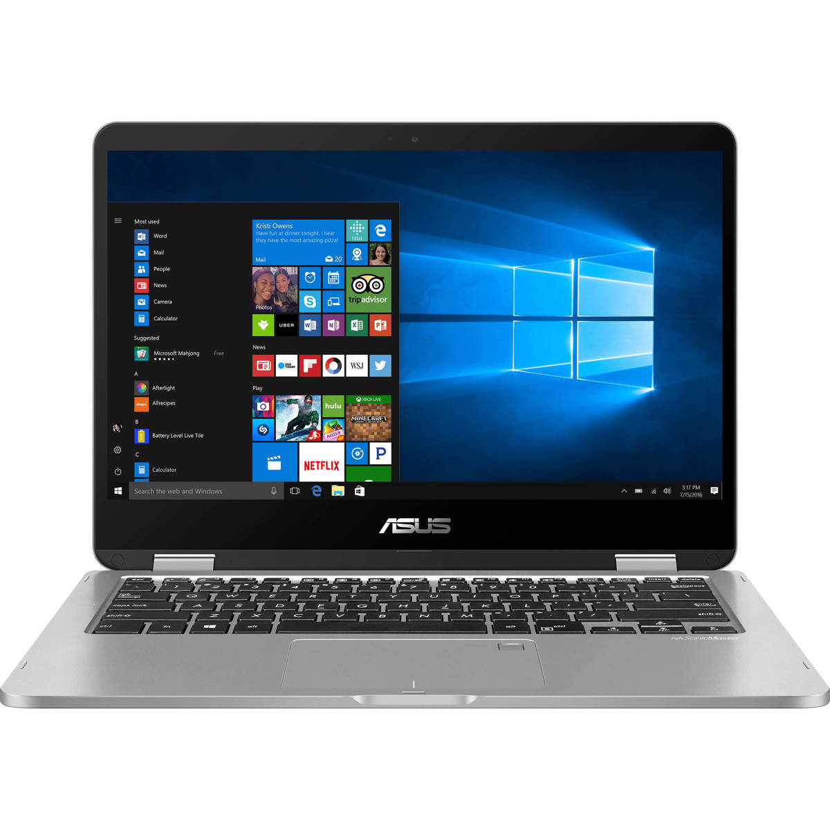 

ASUS VivoBook Flip14 J401MA 14" HD 2-In-1 Touch,N5030,4GB,128GB eMMC,W10H S,Gray