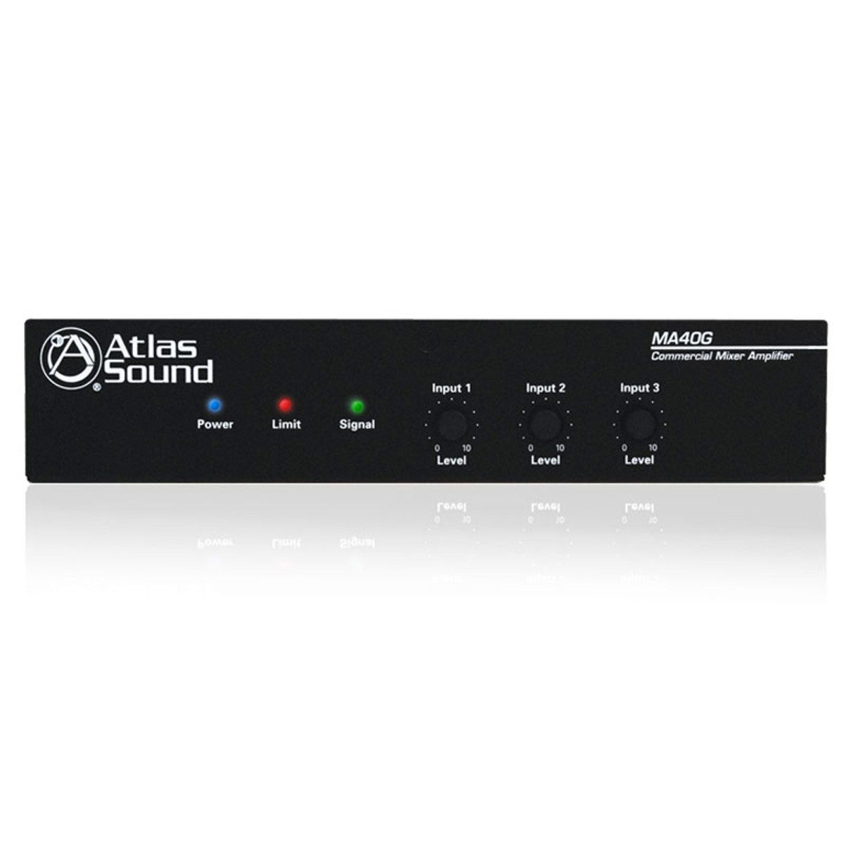 

Atlas Sound MA40G 40-Watt, 3 Input Mixer Amplifier with Global Power Supply