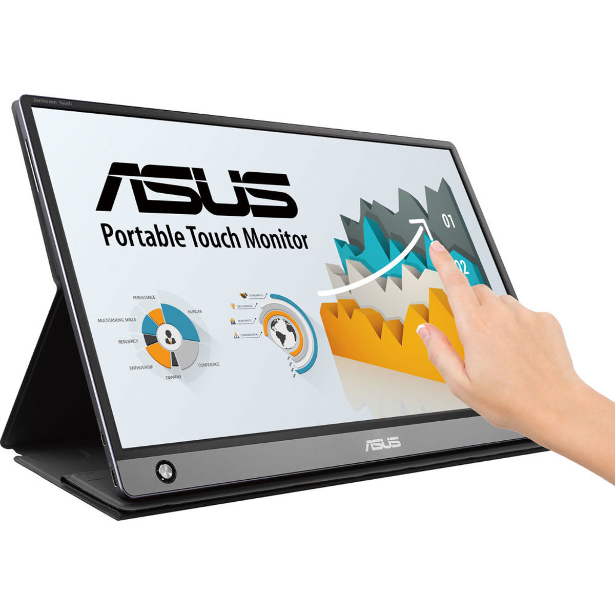 Image of ASUS ZenScreen MB16AMT 15.6&quot; Full HD IPS Touch LED Monitor