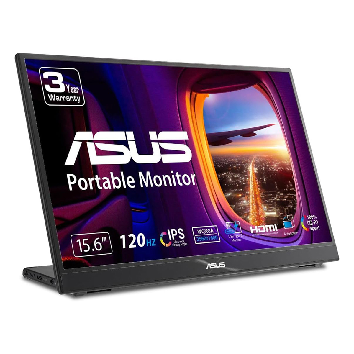 

ASUS ZenScreen MB16QHG 16" 16:10 WQXGA 120Hz Portable USB-C IPS LED HDR Monitor