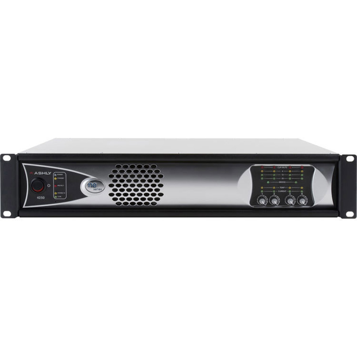 

Ashly ne4250pe 4-Ch Network-Enabled Amplifier with CNM-2 CobraNet & Protea DSP