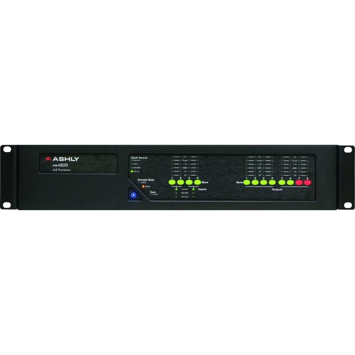 

Ashly ne4800 Protea DSP Audio System Processor 4-In x 8-Out, Dante Option Card