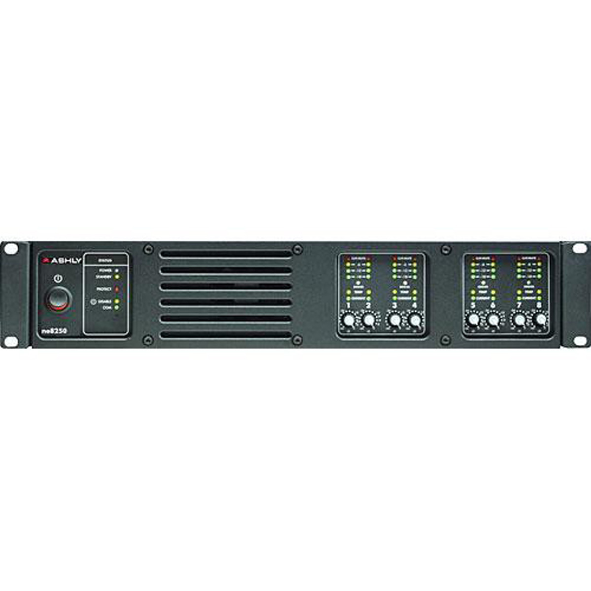 

Ashly ne8250pe 8-Channel Power Amplifier with Protea DSP, OPDante Option Card