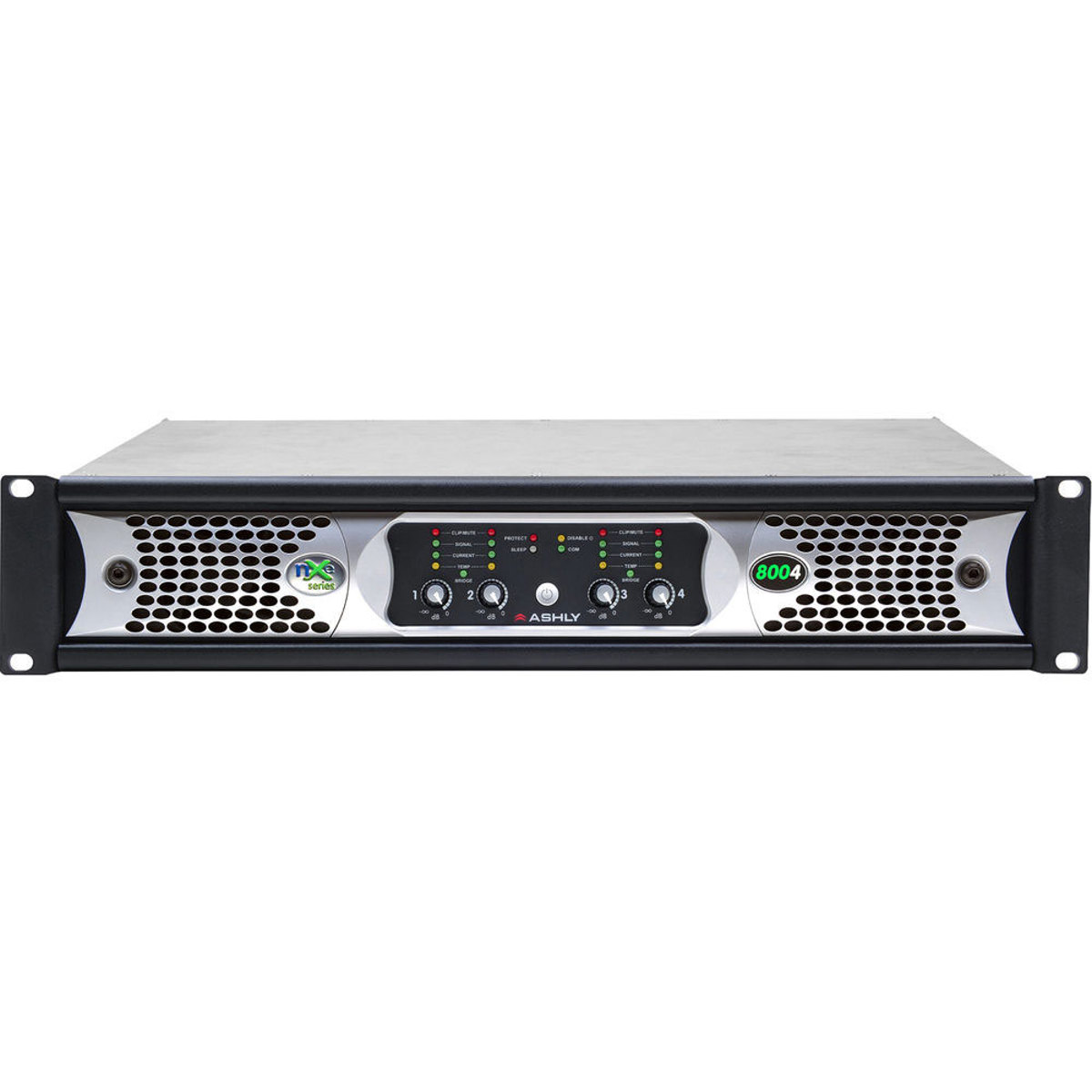 

Ashly NXE8004 4-Channel Amplifier with Ethernet Control, OPDante & OPDAC4 Cards
