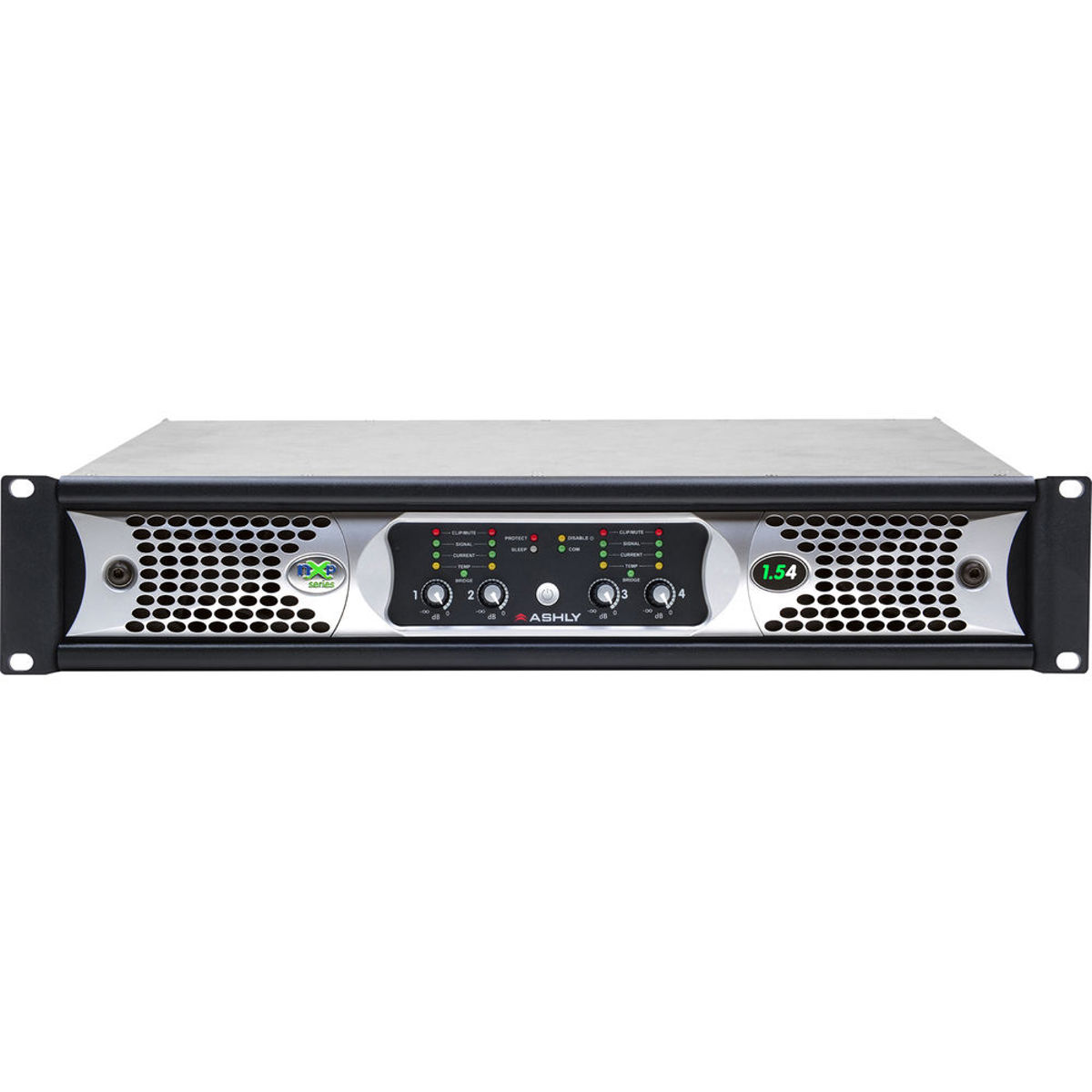 

Ashly NXP1.54 4-Channel Multi-Mode Power Amplifier with Protea DSP and CNM-2