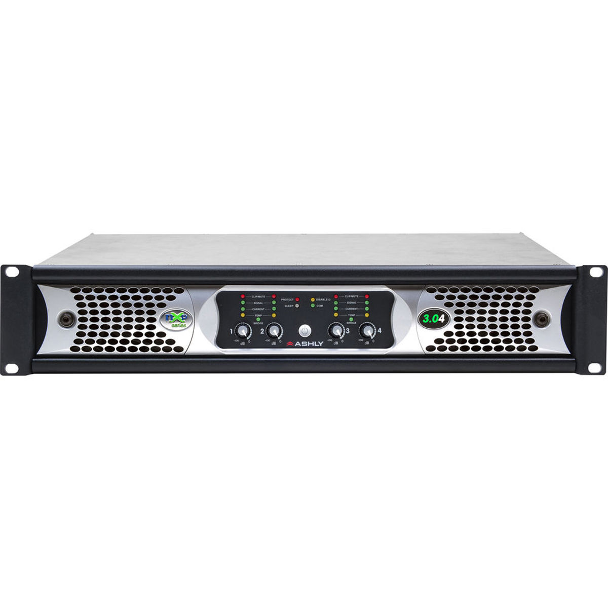 

Ashly NXP3.04 4-Channel Multi-Mode Power Amplifier with Protea DSP and CNM-2