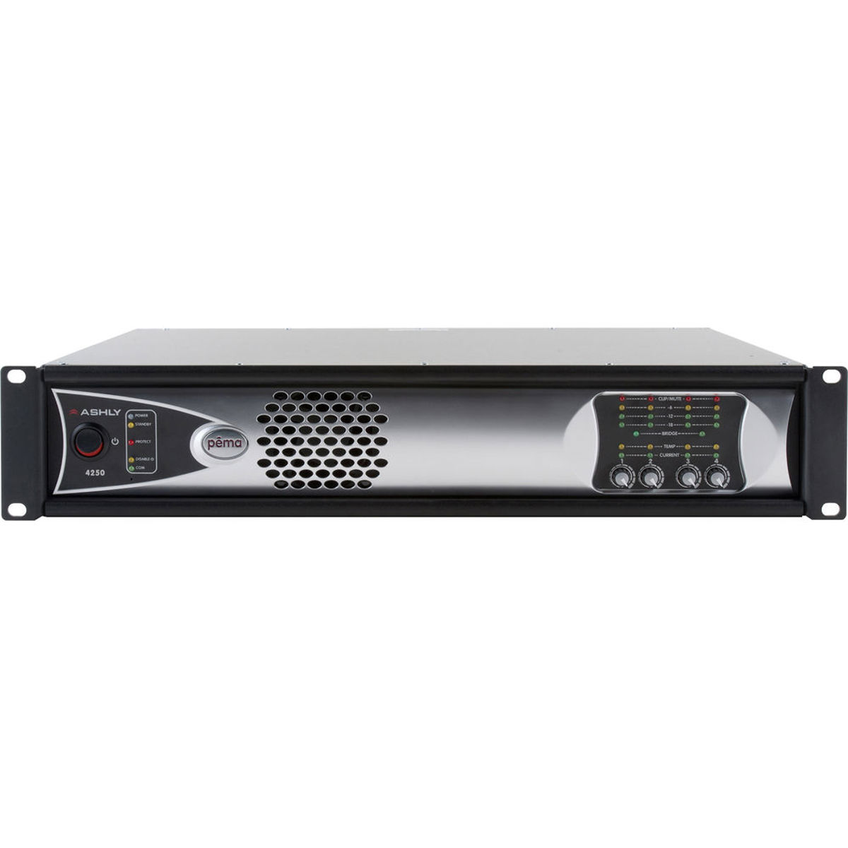 

Ashly PEMA 4250.70 4-Channel Amplifier with Protea DSP & OPDante Option Card