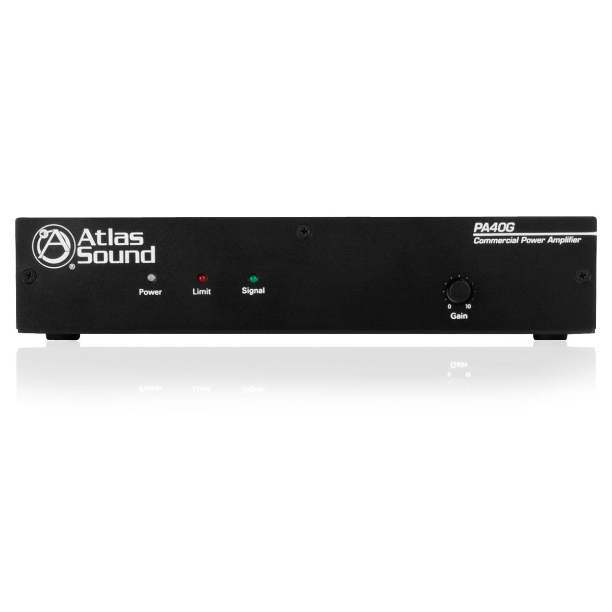 Image of Atlas Sound PA40G 40W Single Channel Commercial Power Amplifier