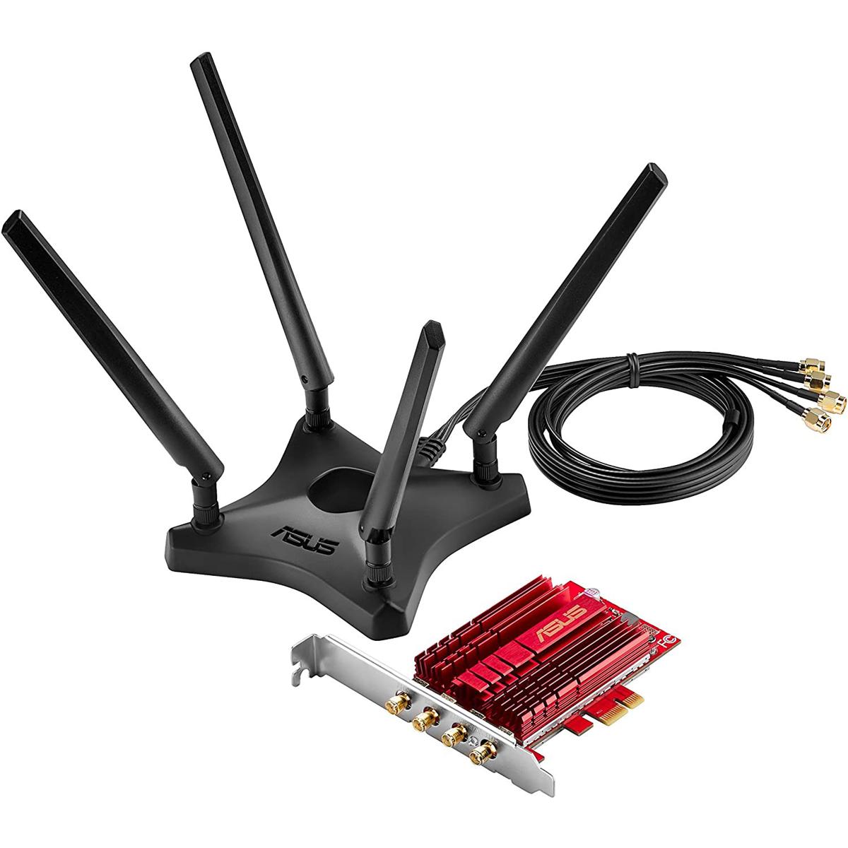 

ASUS PCE-AC88 Dual-Band AC3100 Wireless PCIe Wi-Fi Adapter