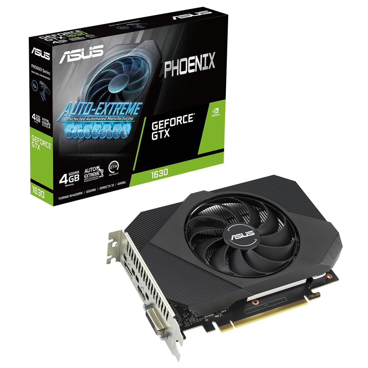 Image of ASUS Phoenix NVIDIA GeForce GTX 1630 4GB GDDR6 Gaming Graphics Card