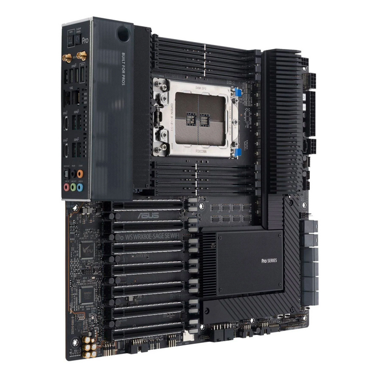

ASUS Pro WS WRX80E-SAGE SE Wi-Fi AMD Ryzen Threadripper PRO E-ATX Motherboard