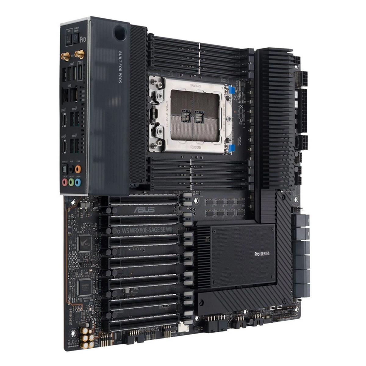 Image of ASUS Pro WS WRX80E-SAGE SE Wi-Fi AMD Ryzen Threadripper PRO E-ATX Motherboard