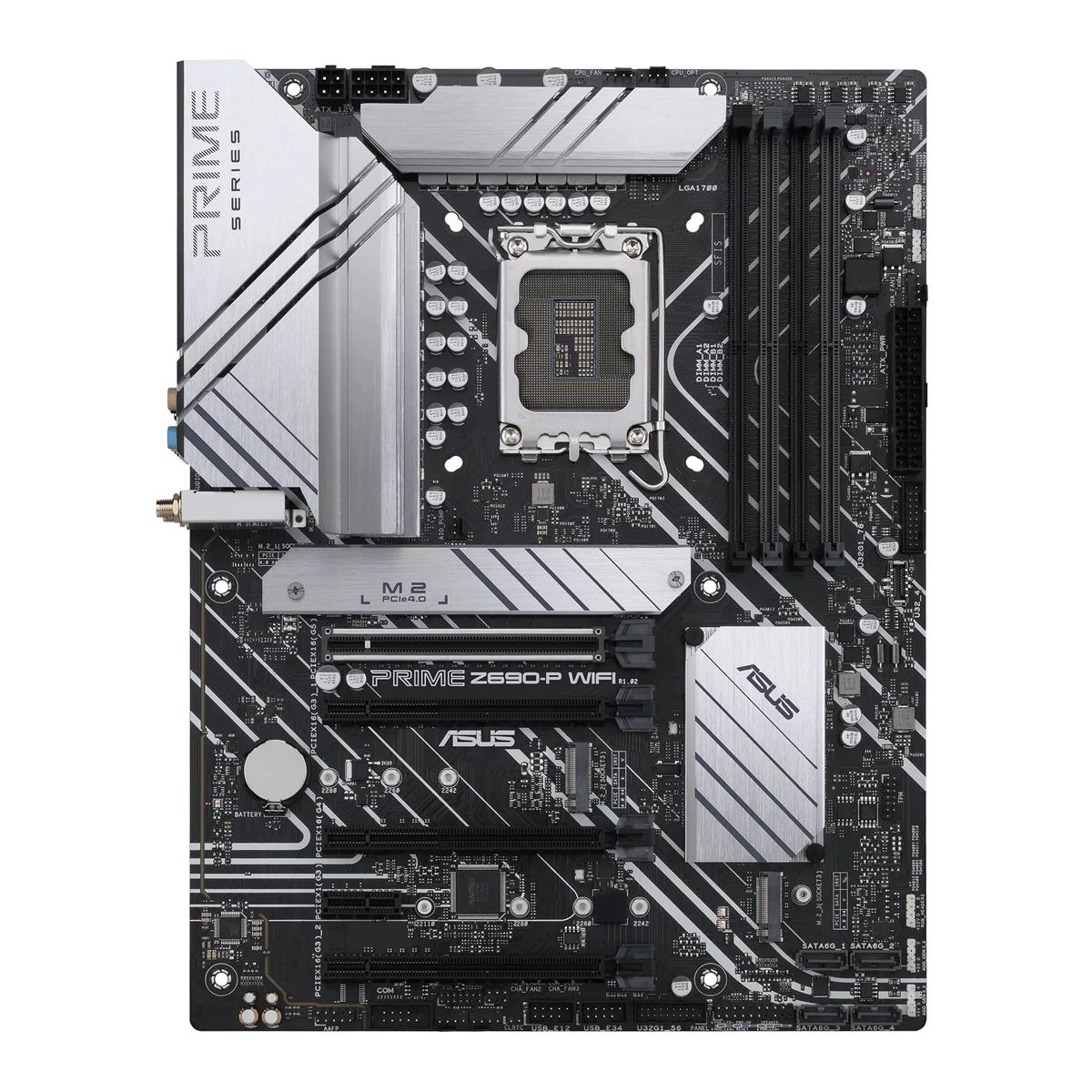 Image of ASUS Prime Z690 -P Wi-Fi DDR5 LGA1700 ATX Motherboard