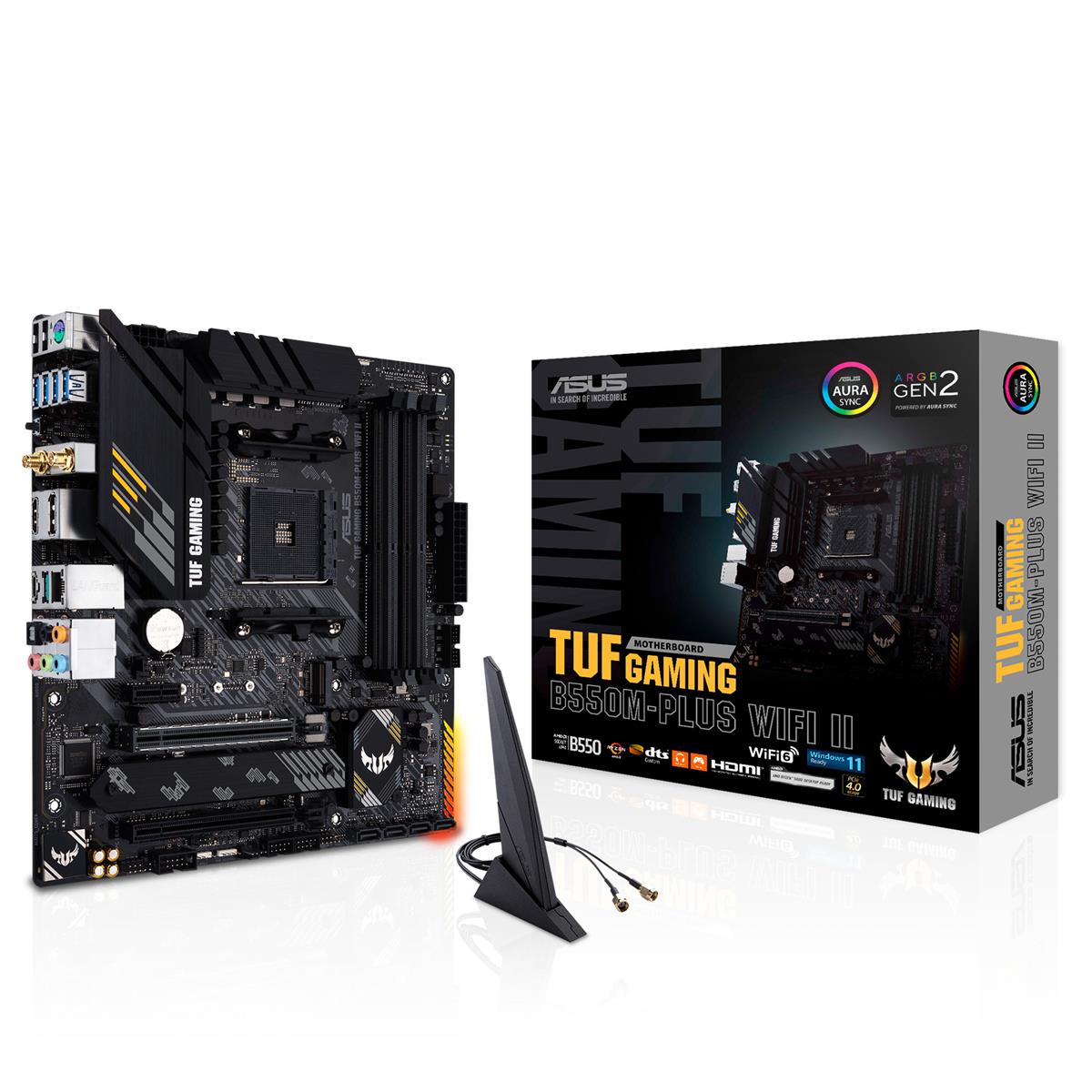 Image of ASUS TUF Gaming B550M-Plus Wi-Fi II AMD B550 Micro ATX Gaming Motherboard