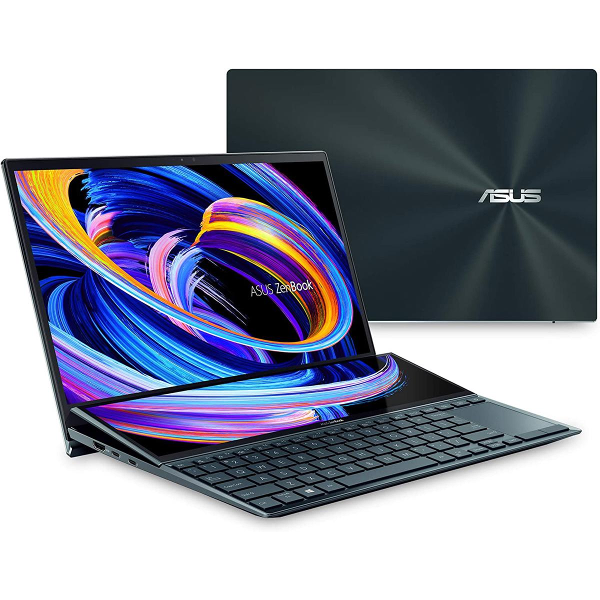 

ASUS ZenBook Duo 14 UX482 14" FHD Touch, i7-1195G7, 16GB,1TB SDD,MX450,W11P,Blue