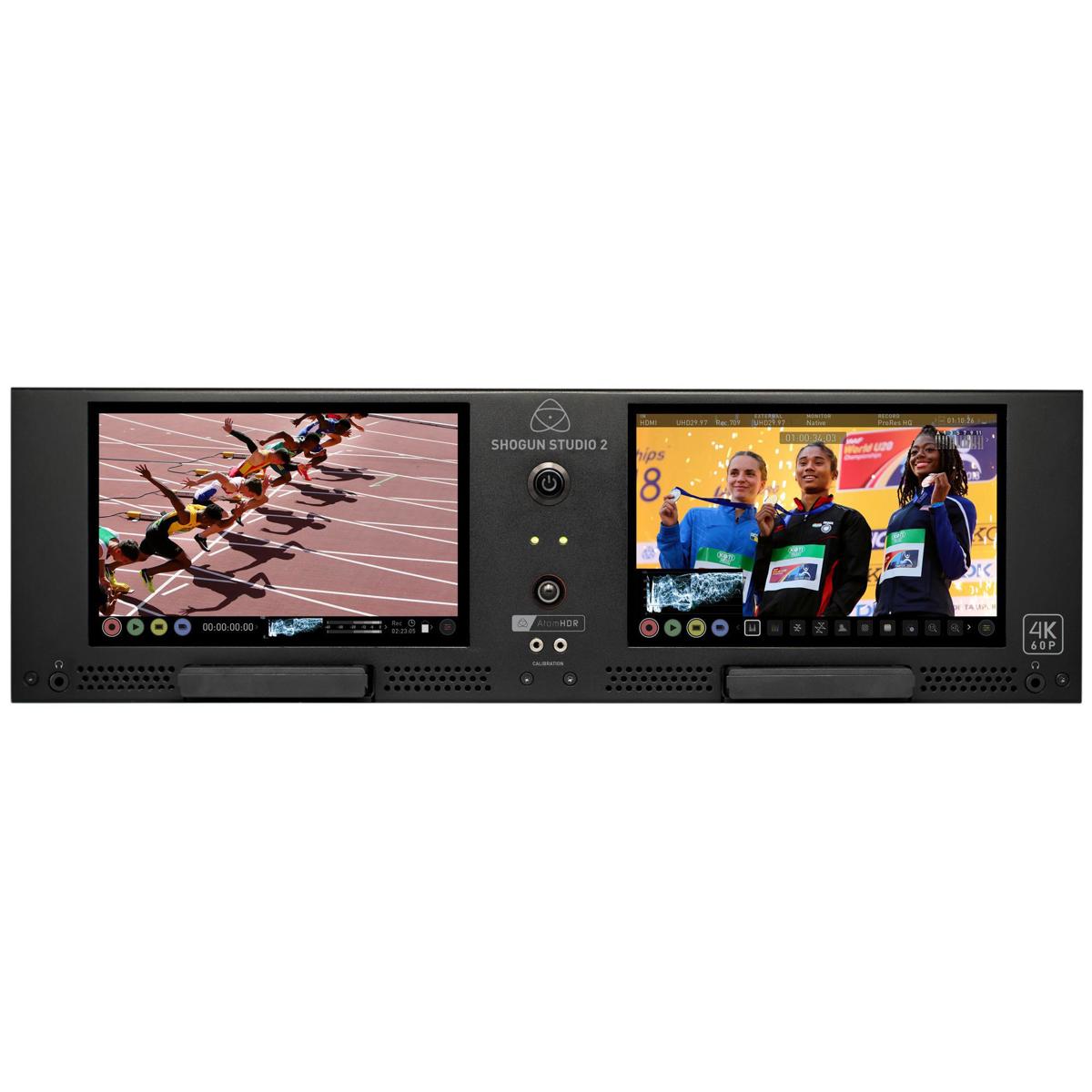 

Atomos Shogun Studio II Dual Recorder/Dual Monitor in a Rack. Up to 4K60p/HD