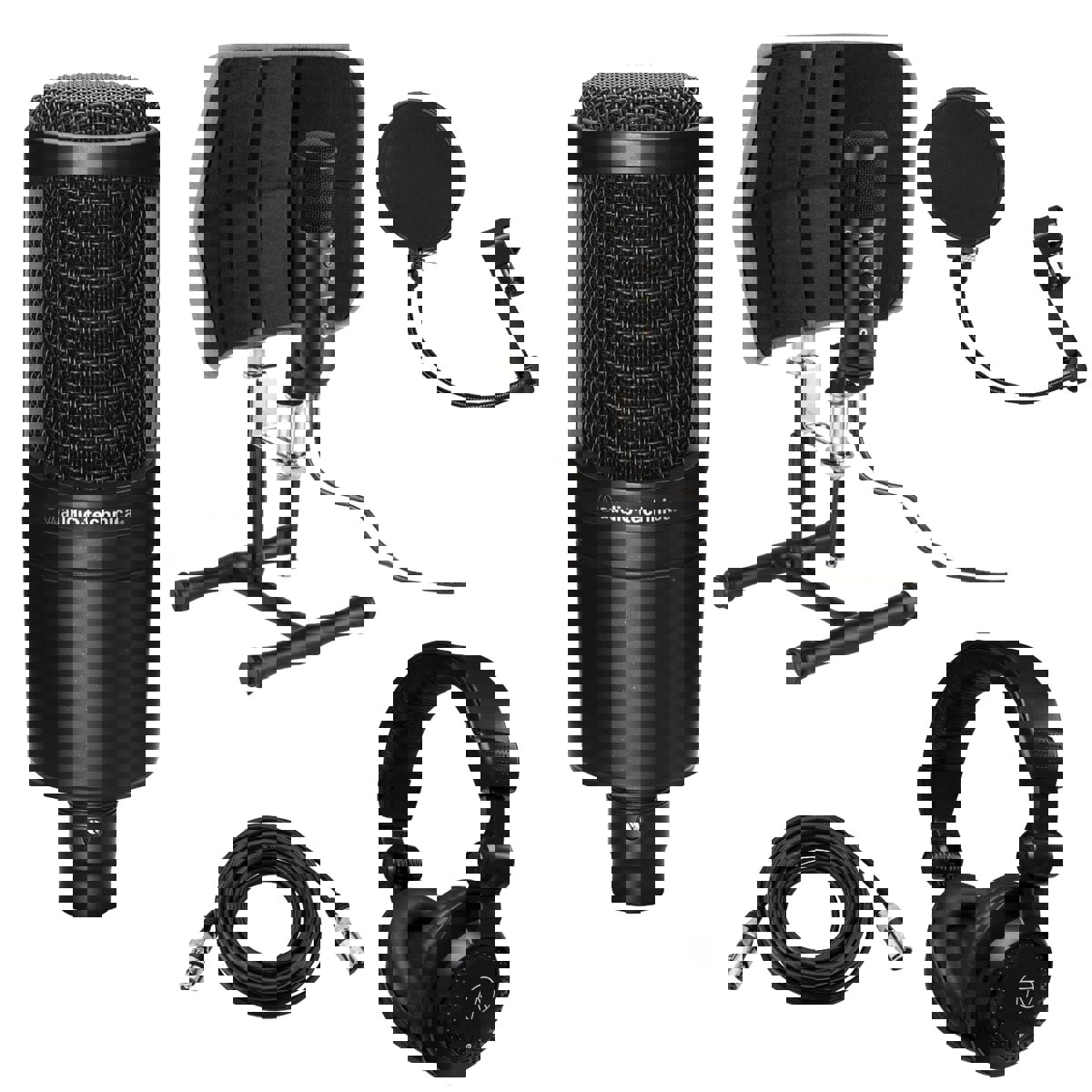 

Audio-Technica AT2020 Microphone with Desktop Recording Setup Kit