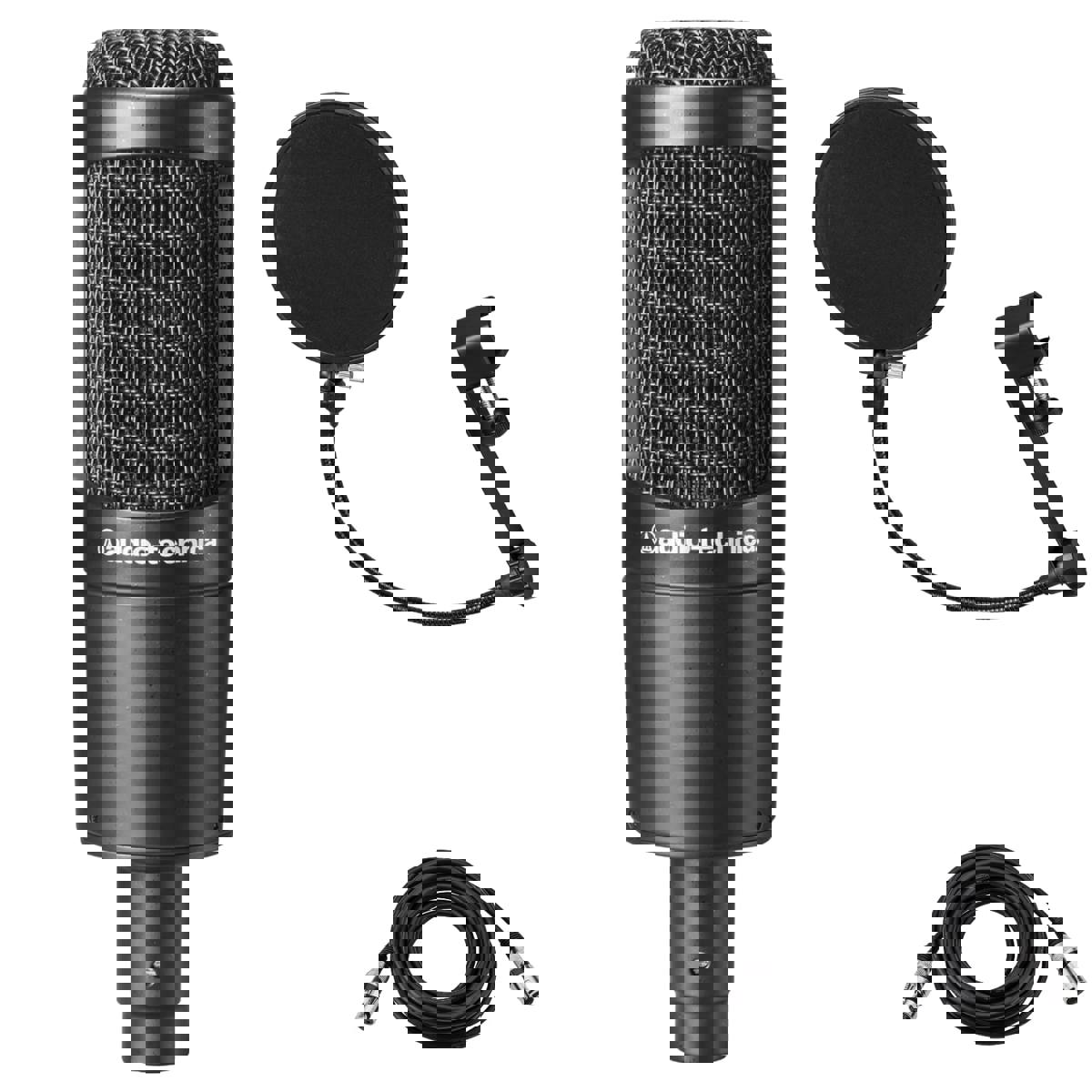 

Audio-Technica AT2035 Cardioid Condenser Side-Address Mic W/Pop Filter / Cable