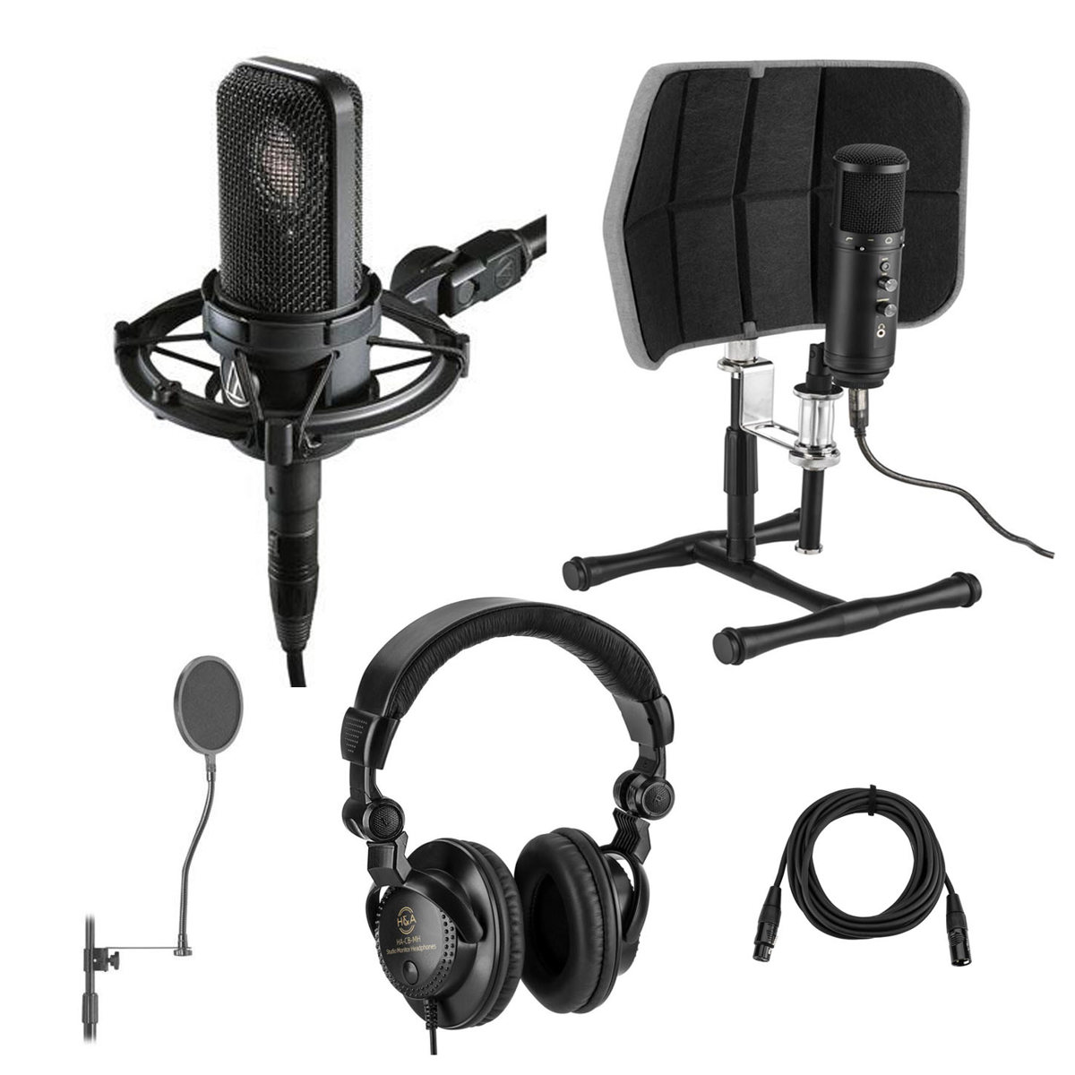 

Audio-Technica AT4040 Side-Address Cardioid Condenser Microphone W/Accessory Kit