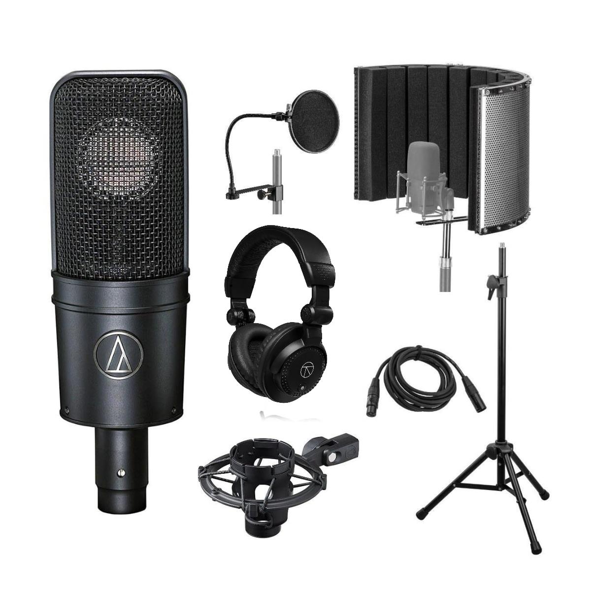 Image of Audio-Technica AT4040 Side-Address Microphone with Vocal Recording Setup Kit