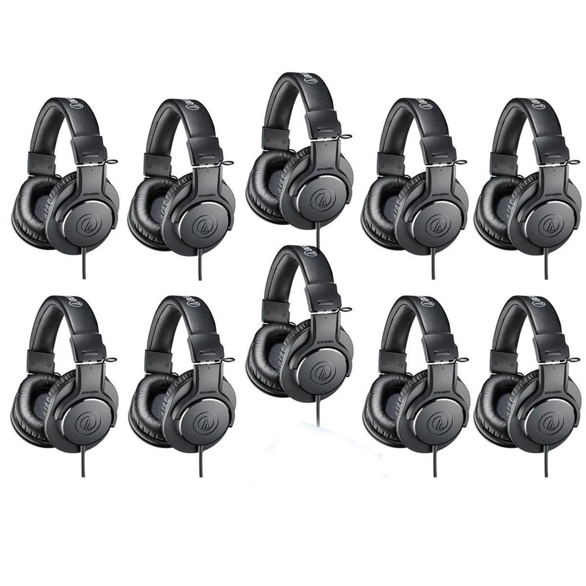 Image of Audio-Technica 10 Pack ATH-M20x Pro Monitor Headphones