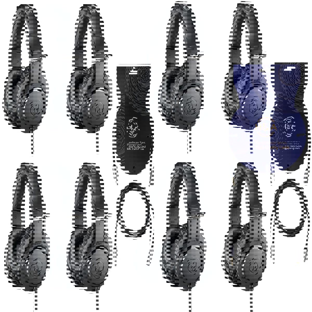 Image of Audio-Technica [4] ATH-M20x Professional Monitor Headphones