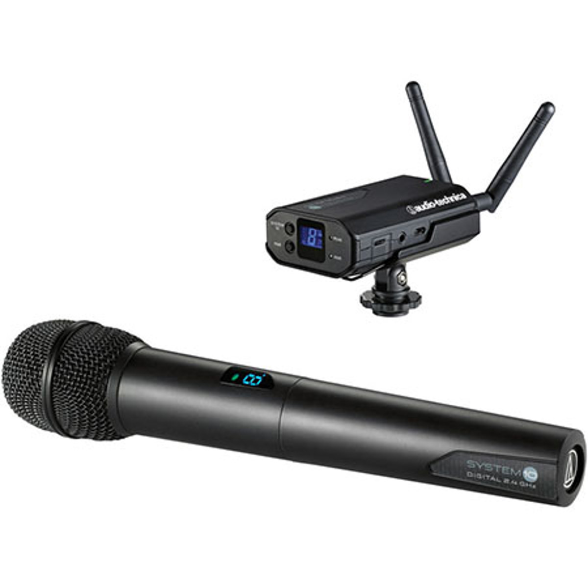 Image of Audio-Technica System 10 Camera-Mount Wireless System with Handheld Microphone