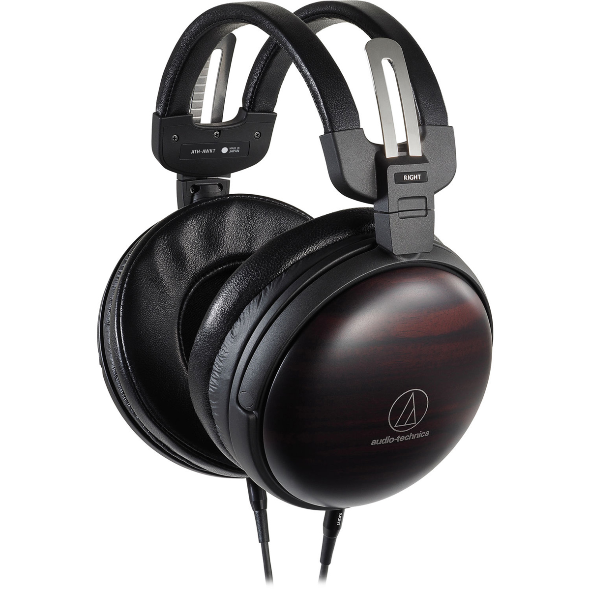 Image of Audio-Technica ATH-AWKT Over-Ear Wooden Headphones