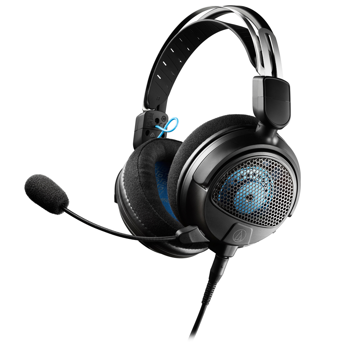 Photos - Headphones Audio-Technica ATH-GDL3 High-Fidelity Open-Back Wired Gaming Headset, Blac 