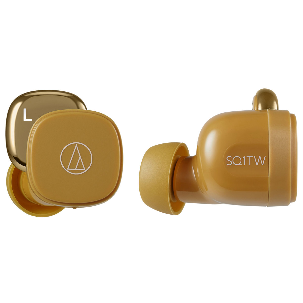 

Audio-Technica ATH-SQ1TW Wireless In-Ear Headphones, Mustard
