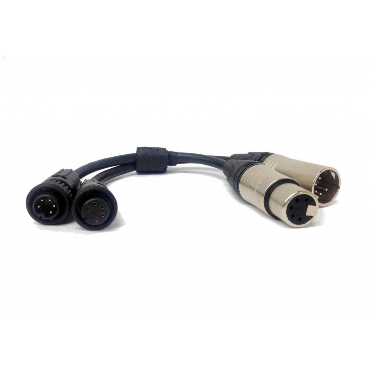 

AAdynTech Hurricane 5-Pin Conxall to XLR DMX Jumper Cable, Pair (Male & Female)
