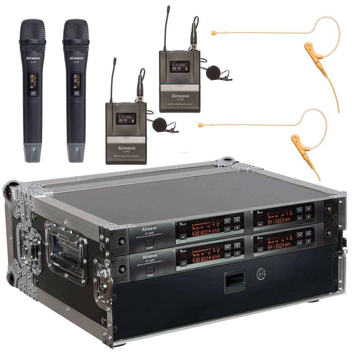 

Airwave Technologies AT-COMBO PAK Turnkey 4-Channel Wireless System