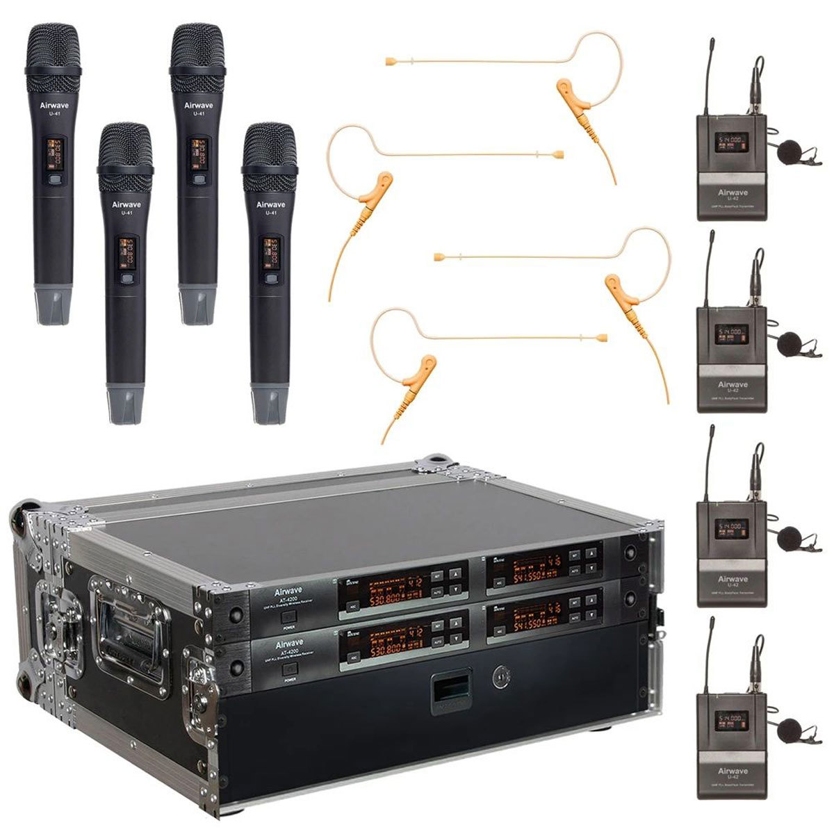 

Airwave Technologies AT-RS4 Turnkey 4-Channel Wireless System