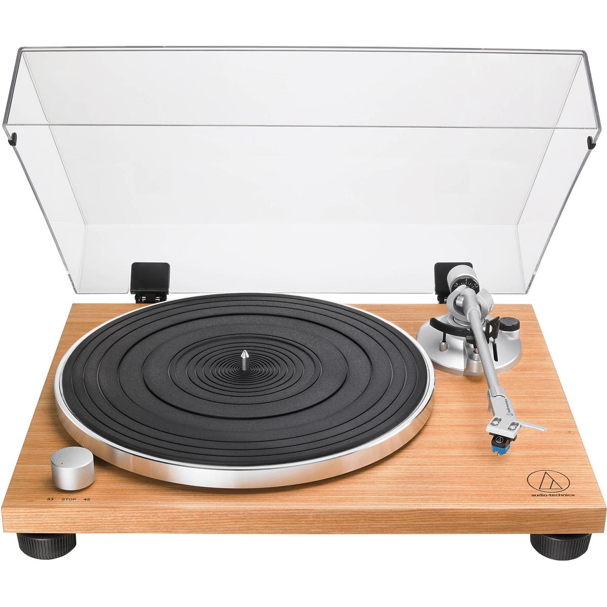 Image of Audio-Technica AT-LPW30TKR Fully Manual Two-Speed Turntable