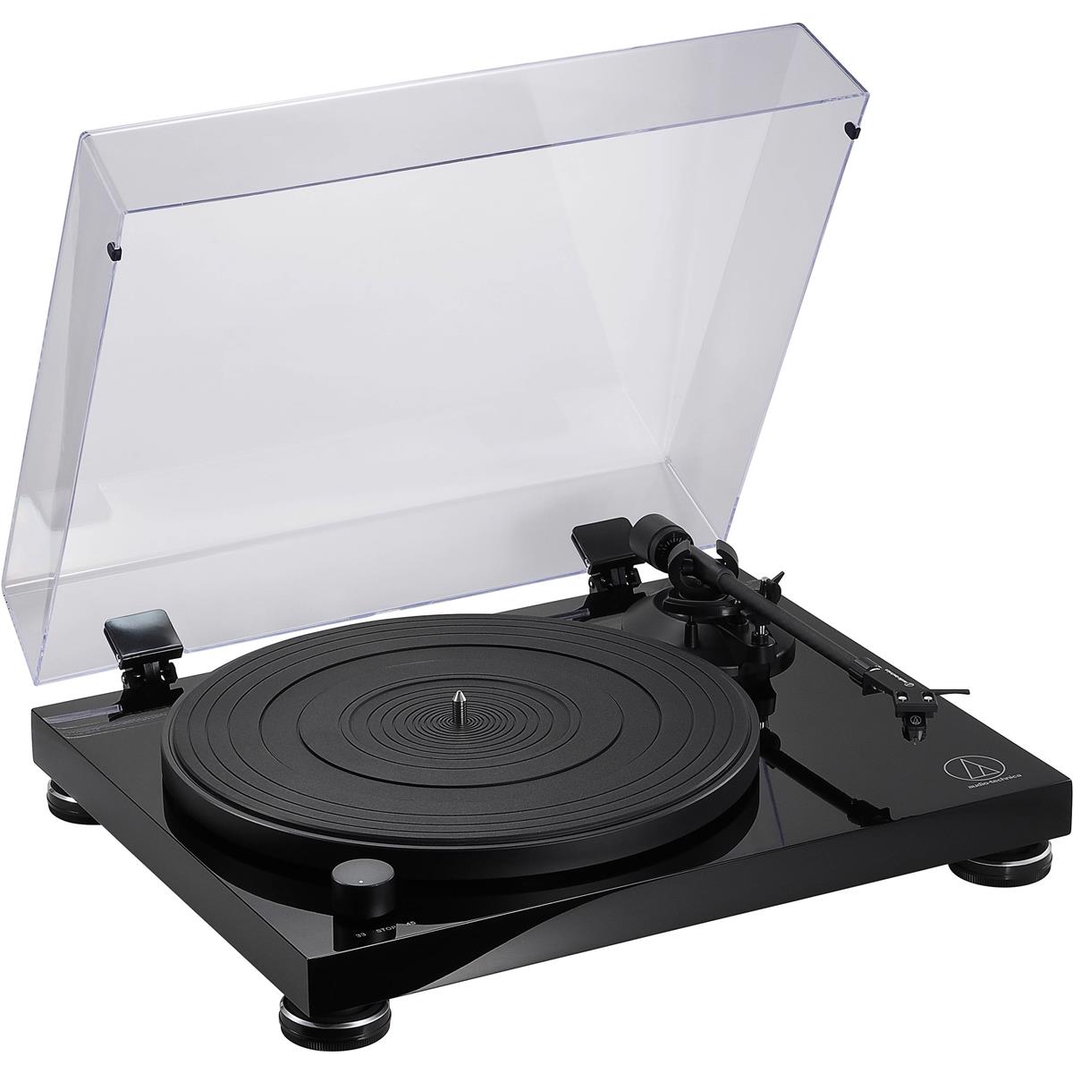 Image of Audio-Technica AT-LPW50PB Fully Manual Belt-Drive Two-Speed Stereo Turntable