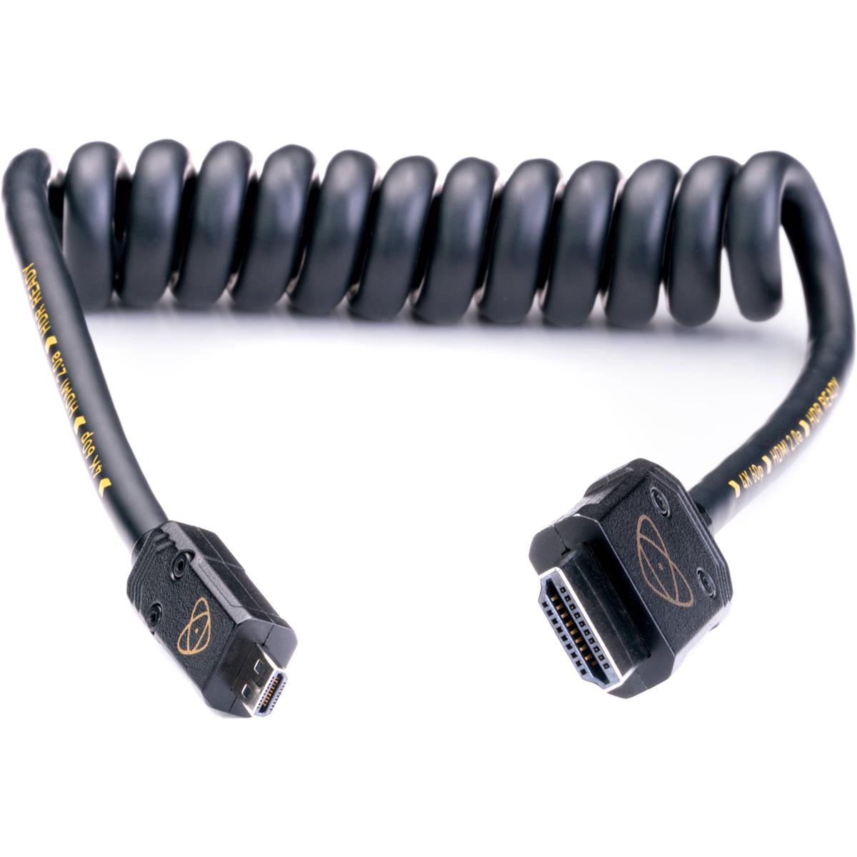 Image of Atomos HDMI Full to HDMI Micro Coiled Cable
