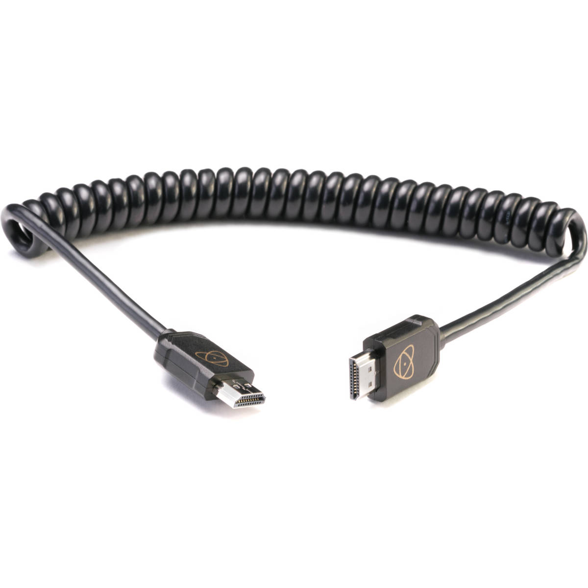 

Atomos HDMI Full to HDMI Full Coiled Cable, 40cm/16" Coiled (80cm/32" Extended)