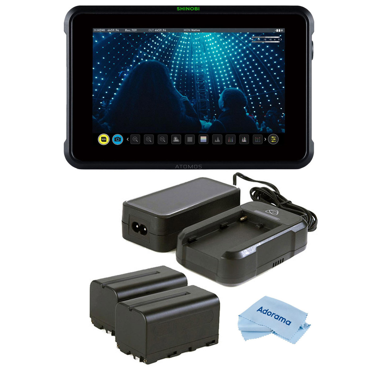 

Atomos Shinobi 7" Full HD HDMI/SDI HDR Photo and Video Monitor with Power Kit