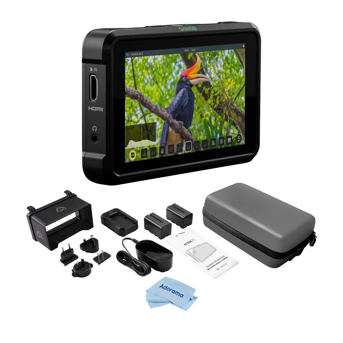 

Atomos Shinobi 5.2" Touchscreen HD HDR Photo and Video Monitor with Power Kit