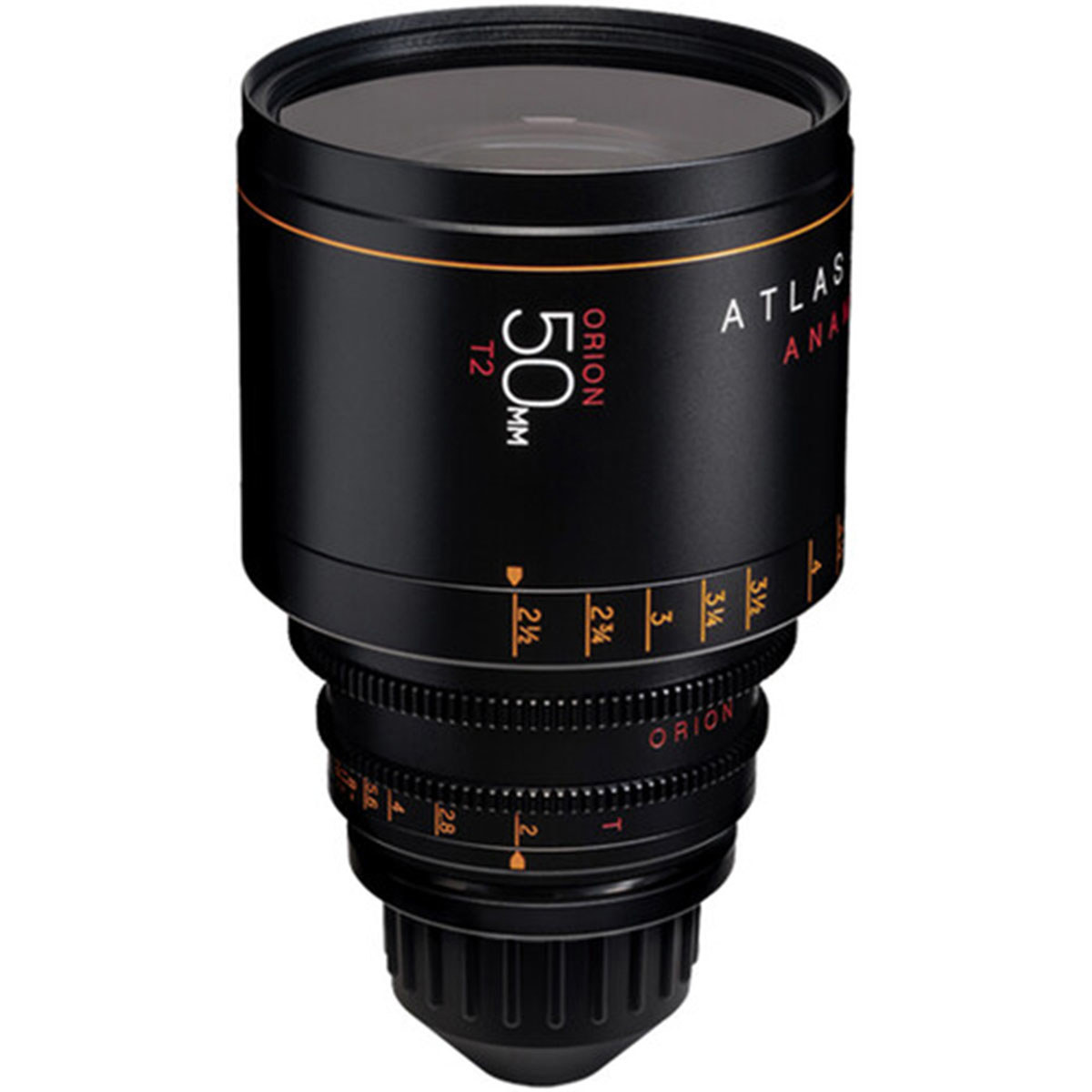 

Atlas Lens Company Orion T2.0 2x Anamorphic Prime Lens for PL Mount, Imperial 50mm