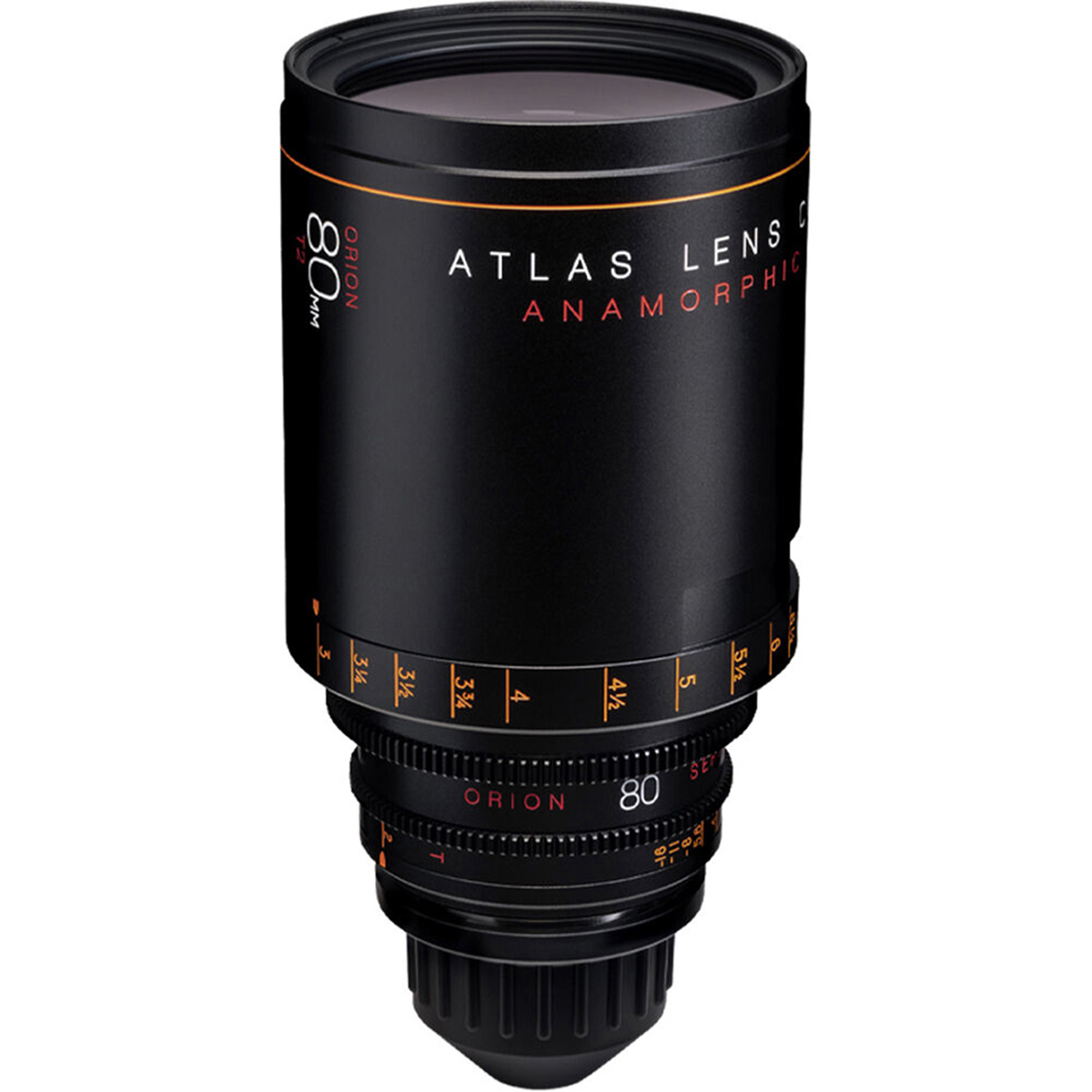 

Atlas Lens Company Orion T2.0 2x Anamorphic Prime Lens for PL Mount, Imperial 80mm