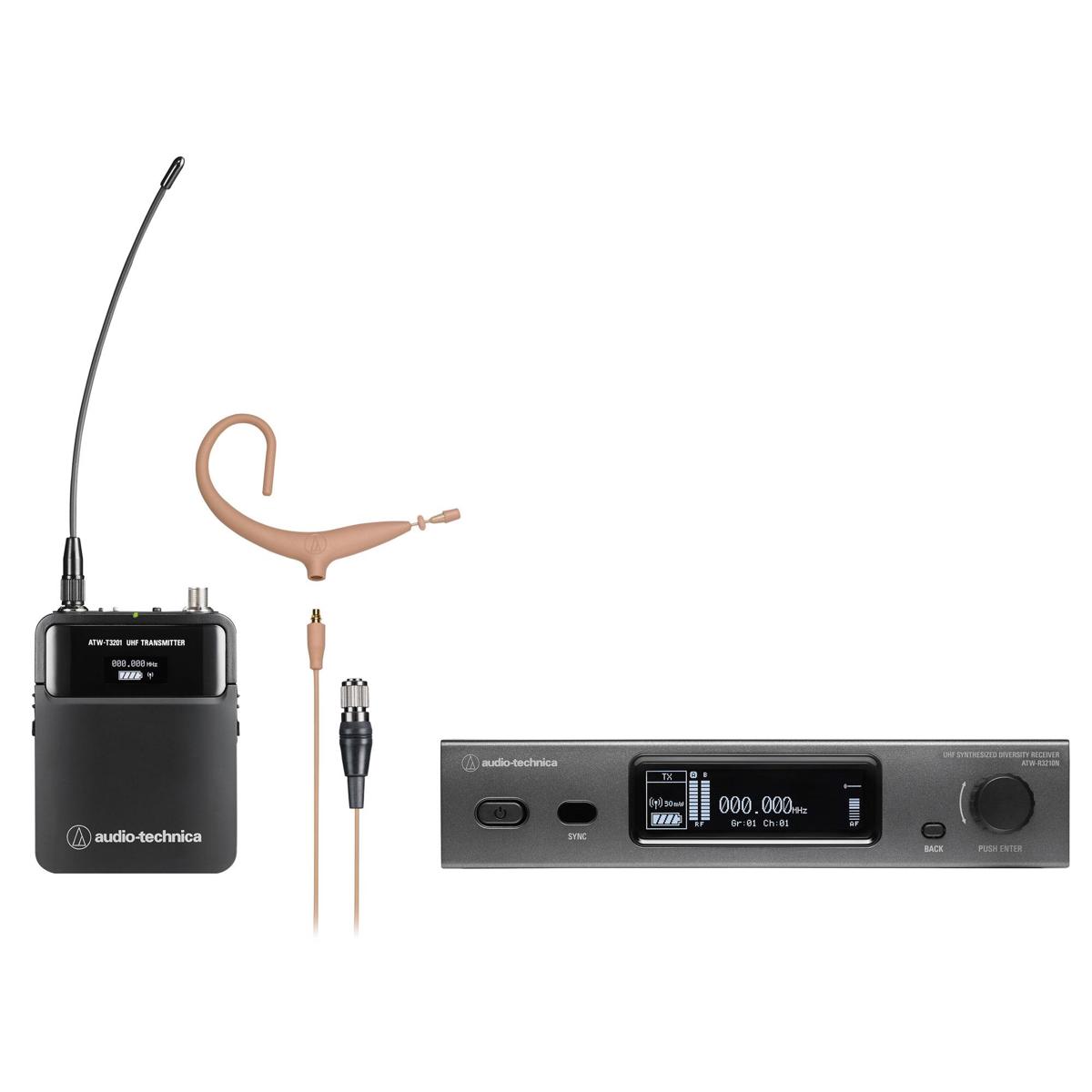 

Audio-Technica ATW-3211N Wireless Network System, BP893xcH Beige Mic, 530-590MHz