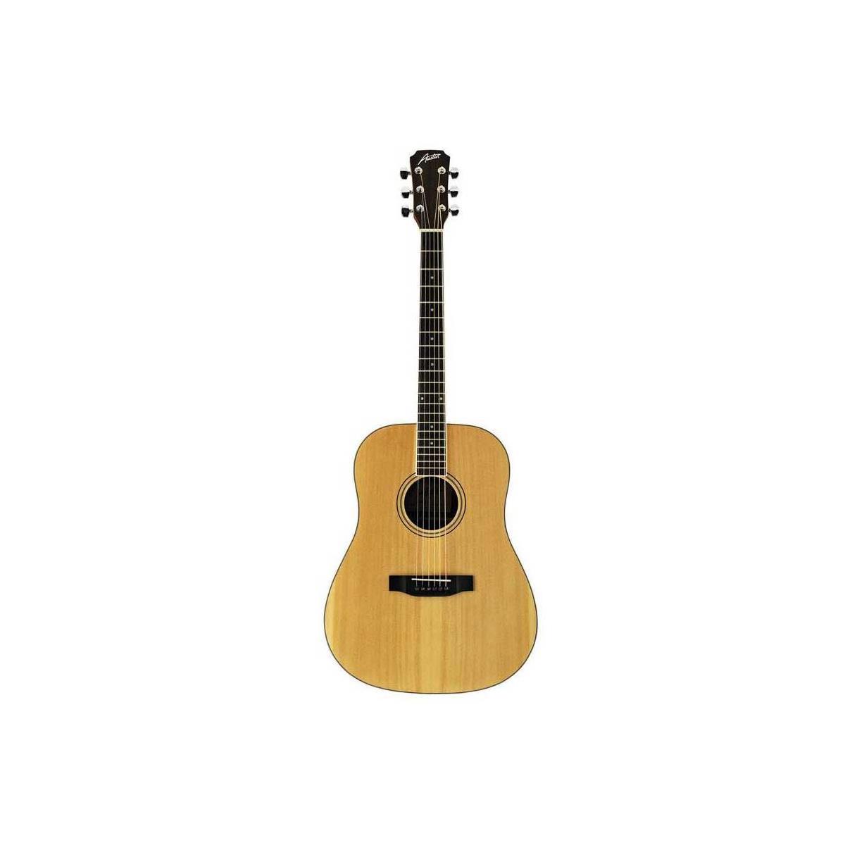 

Austin AA25 Series Dreadnought Left-Handed Acoustic Guitar, Natural